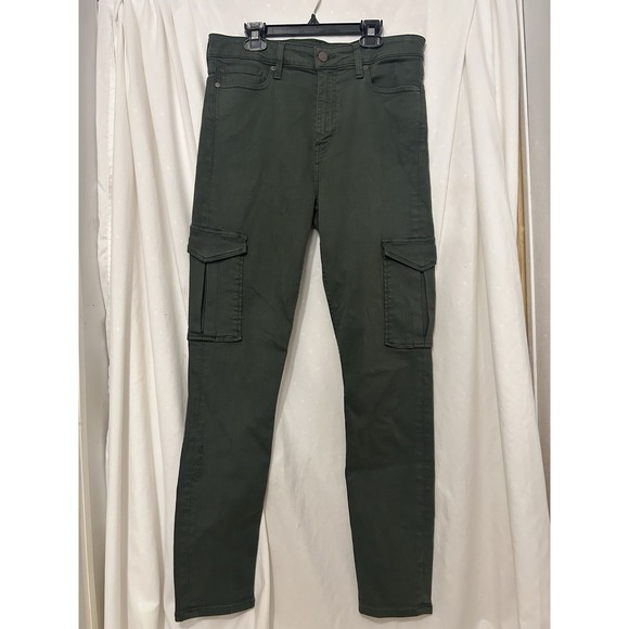 Etica Pants - Ladies Pants by Etica Size 29 High Waist Olive Green Pockets